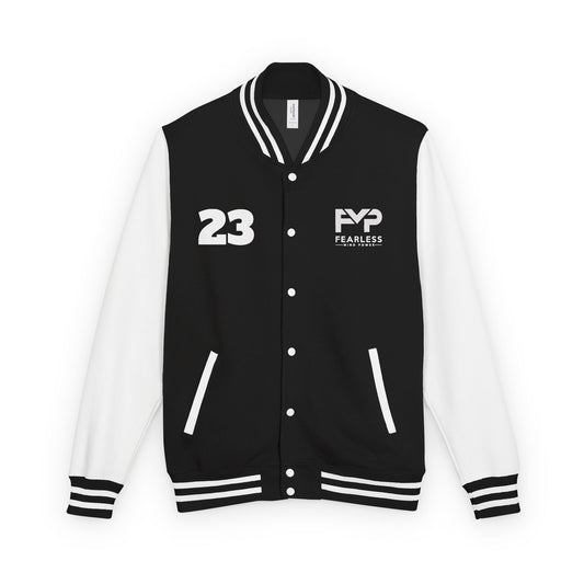 Fearless Mind Power Letterman Jacket - Unisex Heavyweight Varsity Style